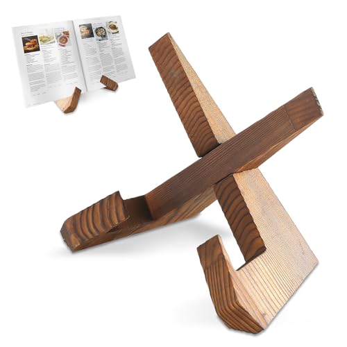Kochbuchständer aus Holz, book stand, Ideal zum Halten von Kochbüchern und Bücher, Stilvoller Kochbuchhalter für Ihre Kochkreationen. Kochbuchständer aus Holz, book stand, Ideal zum Halten von Kochbüchern und Bücher, Stilvoller Kochbuchhalter für Ihre Kochkreationen. von CRESZZLE