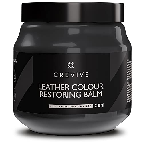 CREVIVE Leder Reparatur Set Grau 300 ml - Lederpflege Auto - Lederreparatur Sofa - Autositz Reparatur von CREVIVE