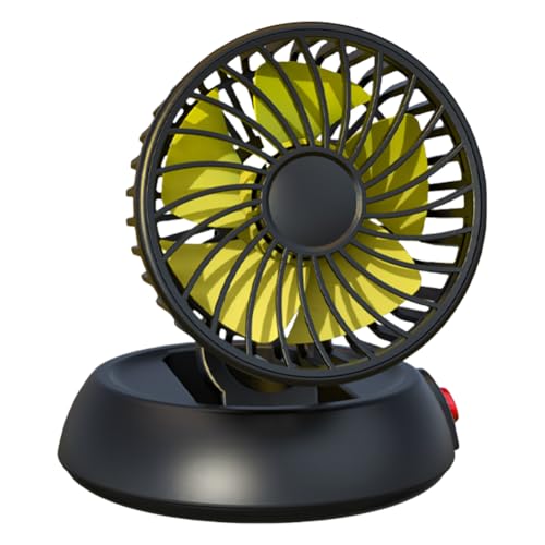 Auto Kühlventilator mit Kabel USB-betrieben, 360° drehbarer elektrischer Auto Ventilator mit 3-Gang Wind, tragbarer Clip Ventilator for Sommer Auto LKW SUV Wohnmobil Boot-12v Auto Kühlventilator mit Kabel USB-betrieben, 360° drehbarer elektrischer Auto Ventilator mit 3-Gang Wind, tragbarer Clip Ventilator for Sommer Auto LKW SUV Wohnmobil Boot-12v von CRGANGZY