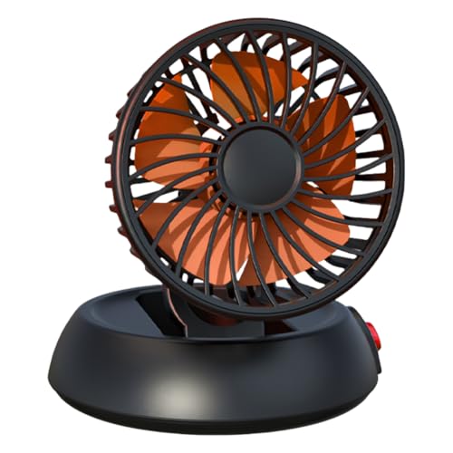 Auto Kühlventilator mit Kabel USB-betrieben, 360° drehbarer elektrischer Auto Ventilator mit 3-Gang Wind, tragbarer Clip Ventilator for Sommer Auto LKW SUV Wohnmobil Boot-24v Auto Kühlventilator mit Kabel USB-betrieben, 360° drehbarer elektrischer Auto Ventilator mit 3-Gang Wind, tragbarer Clip Ventilator for Sommer Auto LKW SUV Wohnmobil Boot-24v von CRGANGZY