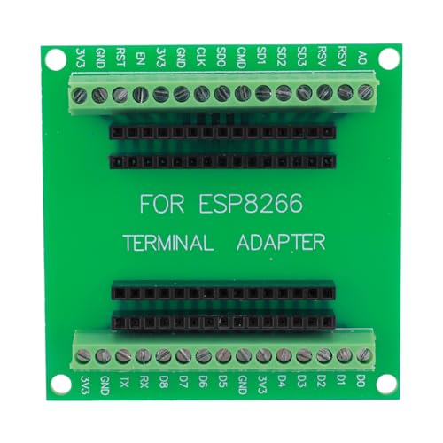 CRGANGZY ESP8266 Breakout Board Leads Out Terminal Screw Board for ESP8266 ESP-12E Development Board Kompatibel mit Expansion Board CRGANGZY ESP8266 Breakout Board Leads Out Terminal Screw Board for ESP8266 ESP-12E Development Board Kompatibel mit Expansion Board von CRGANGZY