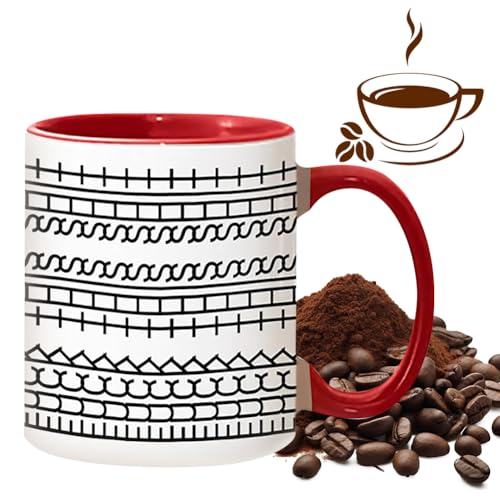CRGANGZY Keramik Kaffeetasse versteckte Meldung Becher Fick diese Scheiße Microwave-sa-Fe Getränkware Lustige Kaffeetasse Moderne Teeliebhaber Tasse Geschenk von CRGANGZY