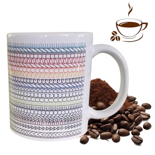 CRGANGZY Keramik Kaffeetasse versteckte Meldung Becher Fick diese Scheiße Microwave-sa-Fe Getränkware Lustige Kaffeetasse Moderne Teeliebhaber Tasse Geschenk von CRGANGZY