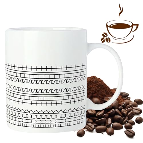 CRGANGZY Keramik Kaffeetasse versteckte Meldung Becher Fick diese Scheiße Microwave-sa-Fe Getränkware Lustige Kaffeetasse Moderne Teeliebhaber Tasse Geschenk von CRGANGZY