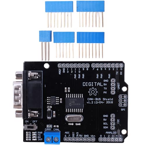 CRGANGZY MCP2515 Can Bus Shield Development Board SPI 9 Pins Standard Sub-D Expansion Board Modul DC 5-12V für CRGANGZY MCP2515 Can Bus Shield Development Board SPI 9 Pins Standard Sub-D Expansion Board Modul DC 5-12V für von CRGANGZY