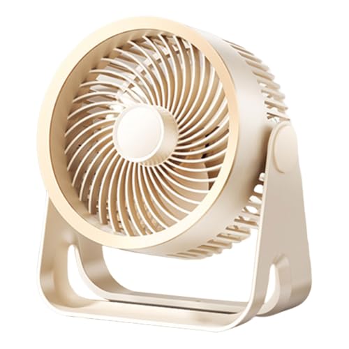 CRGANGZY Multifunktionaler wandmontierter Ventilator, 5-Gang leiser Elektroventilator, 360° verstellbarer persönlicher Luftzirkulator, tragbarer USB-Ventilator for Schlafzimmer, Büro und Zuhause von CRGANGZY