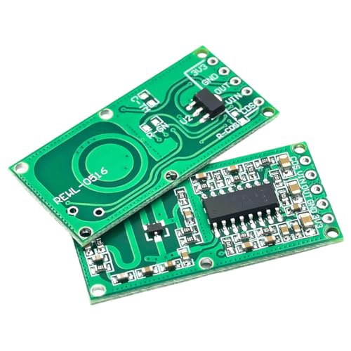 CRGANGZY RCWL-0516 Micro Wave Sensor Human Motion Detection Switch Module 5-8M Distance Electronic Components Output 3.3V von CRGANGZY