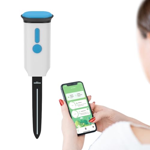 CRGANGZY WLAN -Feuchtigkeitsfeuchtigkeitstemperatursensor WiFi Smart -Bodentester -Sensor Pflanze Wasser Hygrometer Monitor 2,4 GHz IP66 wasserdicht for Topfpflanzen Gewächshaus CRGANGZY WLAN -Feuchtigkeitsfeuchtigkeitstemperatursensor WiFi Smart -Bodentester -Sensor Pflanze Wasser Hygrometer Monitor 2,4 GHz IP66 wasserdicht for Topfpflanzen Gewächshaus von CRGANGZY