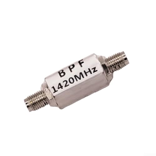 1420 MHz Bandpassfilter mit Anschlüssen für Radioastronomie, geringe Einfügedämpfung, ≤ 1,8 dB, hohe 48 dB Out-of-Band-Ablehnung, 4 x 1 x 1 cm, Aluminiumgehäuse für wissenschaftliche 1420 MHz Bandpassfilter mit Anschlüssen für Radioastronomie, geringe Einfügedämpfung, ≤ 1,8 dB, hohe 48 dB Out-of-Band-Ablehnung, 4 x 1 x 1 cm, Aluminiumgehäuse für wissenschaftliche von CRIDENG