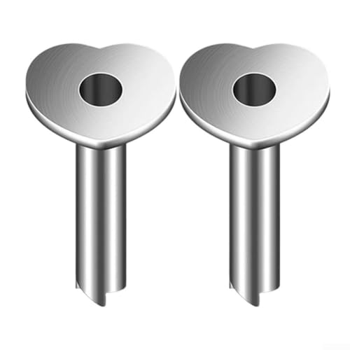 2-teiliges Küchen-Kokosnuss-Öffnungs-Set, Edelstahl-Bohrloch-Werkzeug, Bohrlochschneider mit Herz-Stern-Bär-Form-Design, für frische Kokosnüsse, Wasserextraktion (Liebe) von CRIDENG