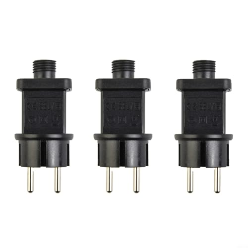 31V LED NetzteilIP44,max.3,6W Fairy Light Adapter,Hochleistungs Netzteiladapter,Ersatz Transformator Treiber für Weihnachtsbeleuchtung,Lichterketten,Eiszapfenlichter(3Pcs) von CRIDENG