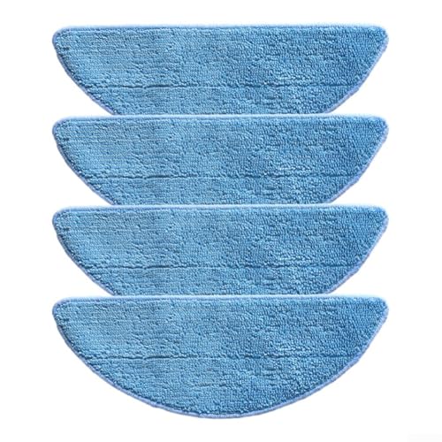 4/10 Stück weiche Wischmopp-Pads, für Tesvor M2 Roboter-Staubsauger, Ersatzteile, Zubehör (4 Stück) von CRIDENG