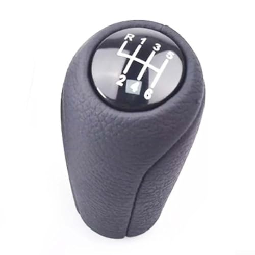 5/6-Gang-Schaltknauf Leder Ersatz Schalthebel für Mazda 3 2006-2012 für 5 2005-2013 für 6 2007-2012 CX-7 2006-2012 MX-5 2005-2014 (6-Gang) von CRIDENG