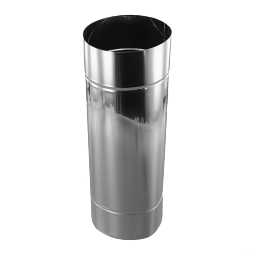 Kaminrohr aus Edelstahl für Kaminofen, Warmwasserbereiter, Ø 7–10 cm, Durchmesser 0,2–0,5 m, erosionsbeständig, hohe Temperaturen, Multi-Rauchsystem (10 cm x 30 cm) von CRIDENG