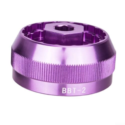 MT800 kompatibles Tretlager-Werkzeug, leicht und einfach zu bedienen für BBR60, Aluminium-Konstruktion für Sicherheit (BT2 lila) von CRIDENG