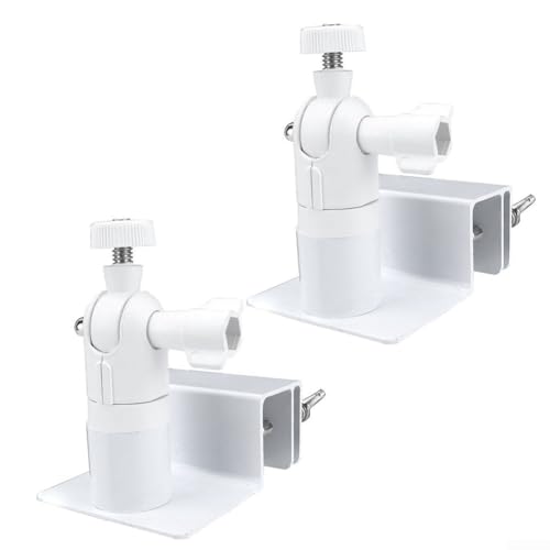 Robuste Dachrinnenhalterung mit wetterfestem und sicherem Design (2 weiß) von CRIDENG