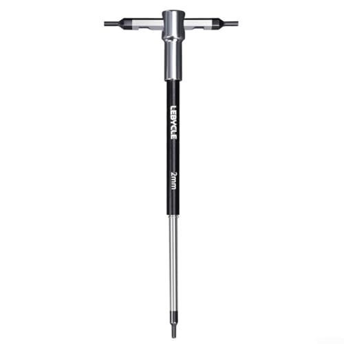 Verstellbarer T-Griff Sechskantschlüssel Werkzeug-Set für tiefe Fahrrad-Reparaturen (2 mm) von CRIDENG