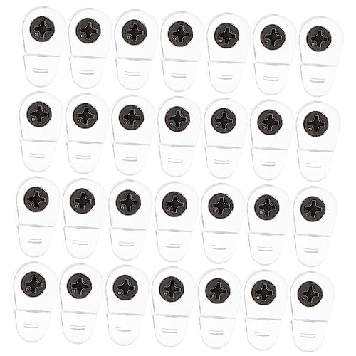CRILSTYLEO 1 Satz Glasregal Halterung Spiegelhalterungen mit Clips Schrauben Einfache Montage ohne Bohren für Badezimmer Hotels und Friseursalons CRILSTYLEO 1 Satz Glasregal Halterung Spiegelhalterungen mit Clips Schrauben Einfache Montage ohne Bohren für Badezimmer Hotels und Friseursalons von CRILSTYLEO