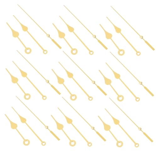 CRILSTYLEO 10 Sätze Metall Uhrzeiger DIY Ersatz Uhrzeiger Set Handgefertigt Leicht Langlebig Passend für Wand und Kreuzstichuhren Stilvoll Robust Dekorativ Kompatibel von CRILSTYLEO
