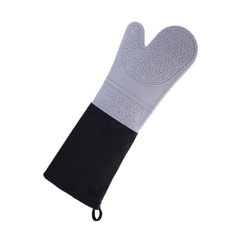 CRILSTYLEO Silikonhandschuh Für Backofen Und Grill Mit Rutschfester Oberfläche Leicht Zu Reinigen Und Anzuwenden Hitzebeständig Für Küche Und Grillen von CRILSTYLEO