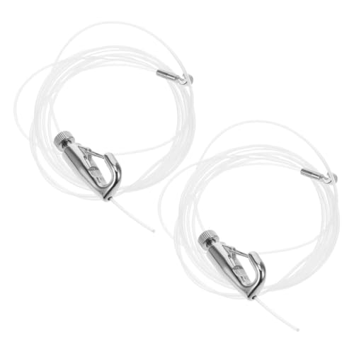 CRILSTYLEO 2 Sätze Foto Aufhängesystem mit Verstellbarem Nylonseil Flexible Bilderhänger für DIY Wanddekoration und Galerie für Bildpräsentation CRILSTYLEO 2 Sätze Foto Aufhängesystem mit Verstellbarem Nylonseil Flexible Bilderhänger für DIY Wanddekoration und Galerie für Bildpräsentation von CRILSTYLEO