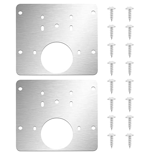 CRILSTYLEO 2 Sätze Türscharniere Set Robuste Möbelbeschläge für Schranktüren Einfache Installation mit Schrauben Rostbeständig und Langlebig für Türen und Möbel CRILSTYLEO 2 Sätze Türscharniere Set Robuste Möbelbeschläge für Schranktüren Einfache Installation mit Schrauben Rostbeständig und Langlebig für Türen und Möbel von CRILSTYLEO