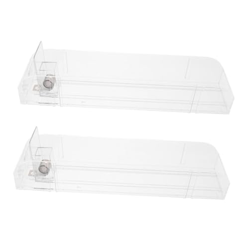 CRILSTYLEO 2 Stk. Automatischer Zigaretten-schieberegler Transparentes Display für Einzelhandel Supermarkt Platzsparender mit Automatischem Schubsystem Effiziente Warenpräsentation und CRILSTYLEO 2 Stk. Automatischer Zigaretten-schieberegler Transparentes Display für Einzelhandel Supermarkt Platzsparender mit Automatischem Schubsystem Effiziente Warenpräsentation und von CRILSTYLEO