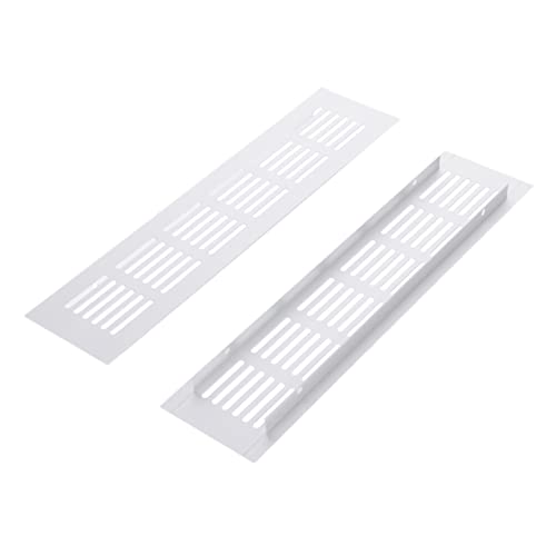 CRILSTYLEO 2 Stück Lüftungsgitter Aluminiumlegierung Rechteckige Abluftöffnungen für Schränke und Möbel Geruchsneutral Gute Luftzirkulation für Kleiderschränke und Schuhschränke CRILSTYLEO 2 Stück Lüftungsgitter Aluminiumlegierung Rechteckige Abluftöffnungen für Schränke und Möbel Geruchsneutral Gute Luftzirkulation für Kleiderschränke und Schuhschränke von CRILSTYLEO