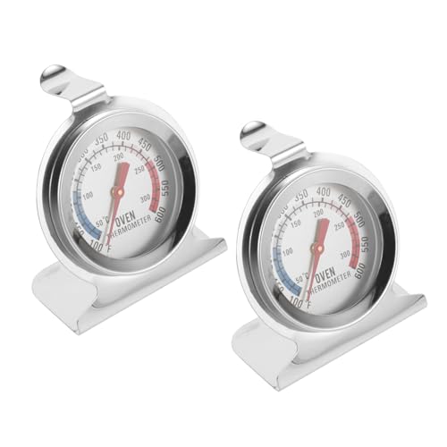 CRILSTYLEO 2 Stück Teiliges Edelstahl Ofenthermometer hitzebeständig Präzise Backofentemperatur Anzeige für Backofen Grill und Ölpfanne Geeignet CRILSTYLEO 2 Stück Teiliges Edelstahl Ofenthermometer hitzebeständig Präzise Backofentemperatur Anzeige für Backofen Grill und Ölpfanne Geeignet von CRILSTYLEO