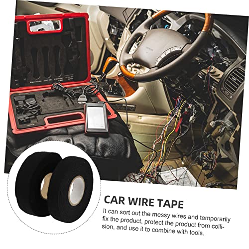 CRILSTYLEO 2 Stück Teiliges Hitzebeständiges Kabelbaum isolierband Flexibel Reißfest für Auto Schiff Industrie Heim Geeignet zur Kabelorganisation und Temporären Reparatur von CRILSTYLEO