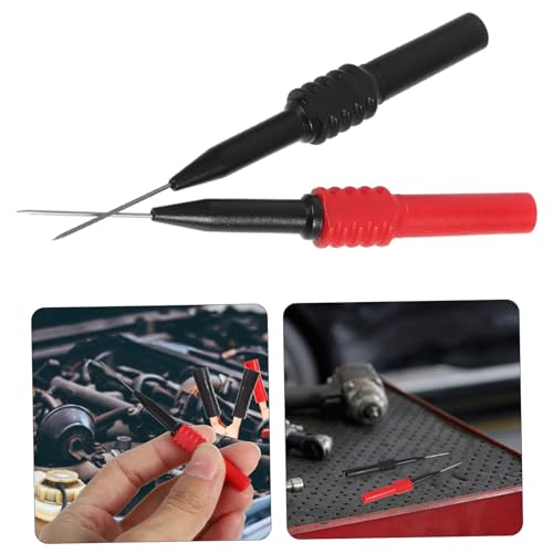 CRILSTYLEO 2 Stück Teiliges Kfz Stromkreis Prüfsonden Messspitzen Multimeter Kompatibel Feine Nadel Präzision Isolierte Rücksonde für Zerstörungsfreies Kabeltestgerät CRILSTYLEO 2 Stück Teiliges Kfz Stromkreis Prüfsonden Messspitzen Multimeter Kompatibel Feine Nadel Präzision Isolierte Rücksonde für Zerstörungsfreies Kabeltestgerät von CRILSTYLEO