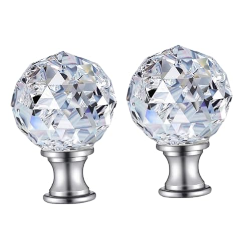 CRILSTYLEO 2 Stück Teiliges Lampenschirm Drehknopf Transparente Dekoration für Stehlampe und Tischlampe Langlebige Farbechte Lampenkappe zur Stilvollen Lichtgestaltung CRILSTYLEO 2 Stück Teiliges Lampenschirm Drehknopf Transparente Dekoration für Stehlampe und Tischlampe Langlebige Farbechte Lampenkappe zur Stilvollen Lichtgestaltung von CRILSTYLEO