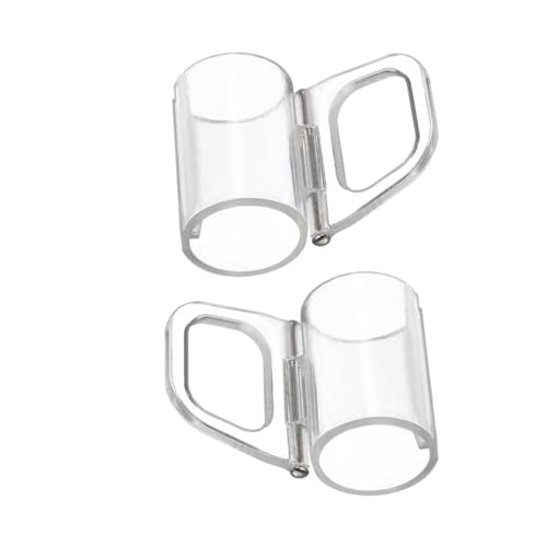 CRILSTYLEO 2 Stück Teiliges Transparentes Klemmhalter aus Kunststoff Fensterhaken für Plissee Jalousien Einfache Montage ohne Bohren Unauffälliger Griff zur Fensterverdunkelung Langlebiges CRILSTYLEO 2 Stück Teiliges Transparentes Klemmhalter aus Kunststoff Fensterhaken für Plissee Jalousien Einfache Montage ohne Bohren Unauffälliger Griff zur Fensterverdunkelung Langlebiges von CRILSTYLEO