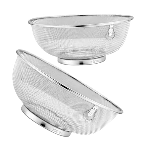 CRILSTYLEO 2 Stücke Küchen Filter-schüssel für Sojamilch Öl Rückstände Vielseitiges Abtropfsieb für Gemüse Reis Frittierte Speisen Leicht zu Reinigen CRILSTYLEO 2 Stücke Küchen Filter-schüssel für Sojamilch Öl Rückstände Vielseitiges Abtropfsieb für Gemüse Reis Frittierte Speisen Leicht zu Reinigen von CRILSTYLEO