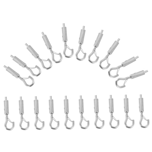 CRILSTYLEO 20 Stück Turnbuckle Haken für Kabelaufhängung Verstellbare Seilratschen für Vielseitige Anwendungen und Außenbereichen CRILSTYLEO 20 Stück Turnbuckle Haken für Kabelaufhängung Verstellbare Seilratschen für Vielseitige Anwendungen und Außenbereichen von CRILSTYLEO