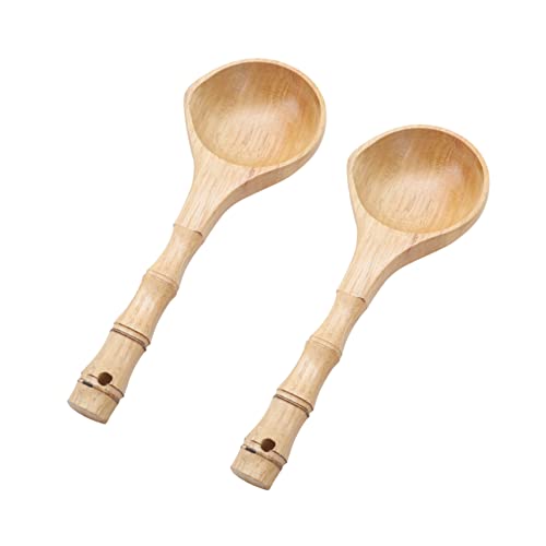 CRILSTYLEO Holzschaufel Wasserschöpfer Mit Langem Griff Für Garten Und Küche Leicht Und Kompakt Einfach Zu Bedienen Mit Aufhängeloch von CRILSTYLEO