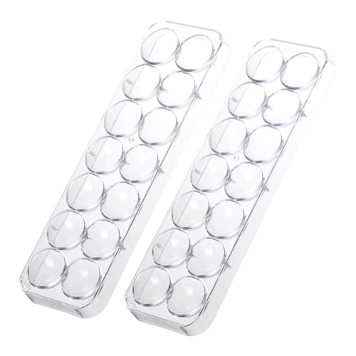 CRILSTYLEO 2er Satz Halbrunde Schokoladenformen Praktische Kunststoffform Einfaches Diy-baking-werkzeug von CRILSTYLEO