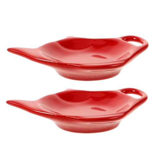 CRILSTYLEO Teebeutelhalter Mehrzweck-Keramik-aufbewahrungsschale Teekannenform Tablett Tee-Organizer Tee-zubehör von CRILSTYLEO