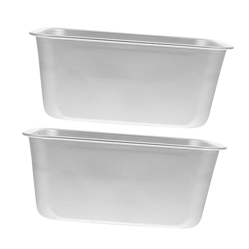 CRILSTYLEO 2Stücke Aluminiumlegierung Toastform für Kuchen Burger und Brot Hochwertige Backform mit Glatter Innenwand Leicht zu Reinigen und Hitzebeständig CRILSTYLEO 2Stücke Aluminiumlegierung Toastform für Kuchen Burger und Brot Hochwertige Backform mit Glatter Innenwand Leicht zu Reinigen und Hitzebeständig von CRILSTYLEO