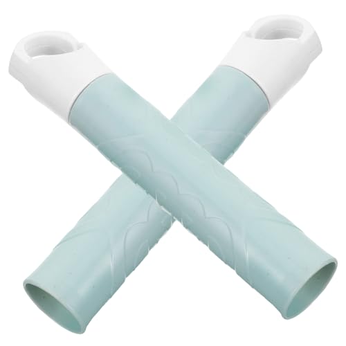 CRILSTYLEO 2 Stücke Besen Griff Endkappen für Wischmopp Griff mit Ergonomischem Design Ersatz Besenstielgriff für Bodenreinigung Einfache Installation für Haushaltsreinigung von CRILSTYLEO