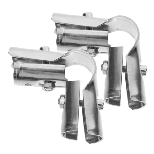 CRILSTYLEO 2Stücke Metallrohradapter für Gewächshäuser Dreiwege Rohrschelle Schnell und Installieren für Gewächshausbau und Metallmöbel Stilvolles Design von CRILSTYLEO