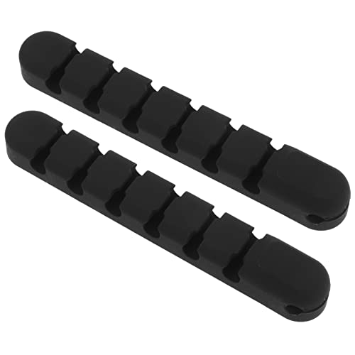 CRILSTYLEO 2Stücke Organizer Selbstklebend Desktop Clip Halter für Daten und Audiokabel für Schreibtisch Büro Auto und Zuhause Sorgt für Ordnung von CRILSTYLEO