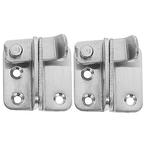 CRILSTYLEO 2Stücke Tür Riegel Latch für Sicherheitstüren Verstärktes Design Rostfrei für Zuhause und Schiebetüren Einfache Installation und Langlebige Nutzung CRILSTYLEO 2Stücke Tür Riegel Latch für Sicherheitstüren Verstärktes Design Rostfrei für Zuhause und Schiebetüren Einfache Installation und Langlebige Nutzung von CRILSTYLEO