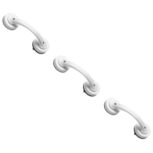 CRILSTYLEO 3 Stück Duschgriff mit Rutschfester Haltestange Multifunktionale Badezimmer Haltegriffe für Senioren Bohren für und Dusche Installieren Weiß CRILSTYLEO 3 Stück Duschgriff mit Rutschfester Haltestange Multifunktionale Badezimmer Haltegriffe für Senioren Bohren für und Dusche Installieren Weiß von CRILSTYLEO