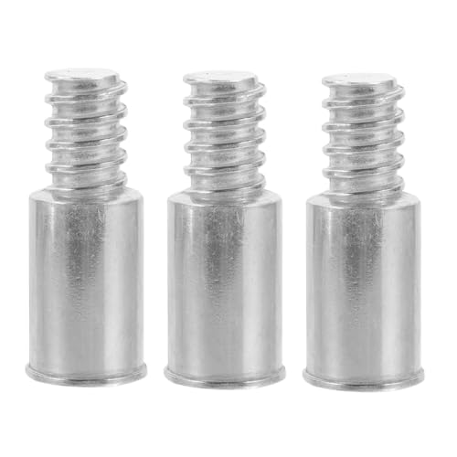 CRILSTYLEO 3 Stück Teiliges Metall-gewindeverbindungsstücke für Besenstiele mit Amerikanischem Gewinde Ersatzteile für Teleskop-besen Einfache Montage Sichere Passform für Reinigungswerkzeuge von CRILSTYLEO