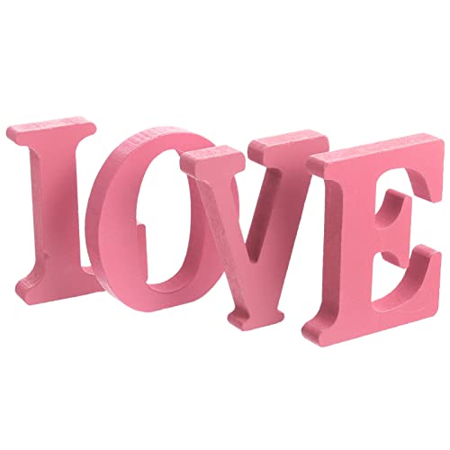 CRILSTYLEO Valentinstag Holz Ornament Set 4 Stück Holz Liebesbriefe Für Home Dekorationen CRILSTYLEO Valentinstag Holz Ornament Set 4 Stück Holz Liebesbriefe Für Home Dekorationen von CRILSTYLEO