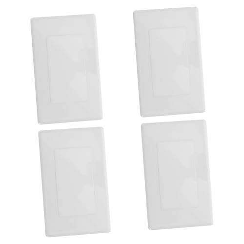 CRILSTYLEO 4 Stück Teiliges Kunststoff Abdeckplatten für Steckdosen Blanko Abdeckung für Elektrische Verteilerdosen Installieren und Robust für Wandmontage CRILSTYLEO 4 Stück Teiliges Kunststoff Abdeckplatten für Steckdosen Blanko Abdeckung für Elektrische Verteilerdosen Installieren und Robust für Wandmontage von CRILSTYLEO