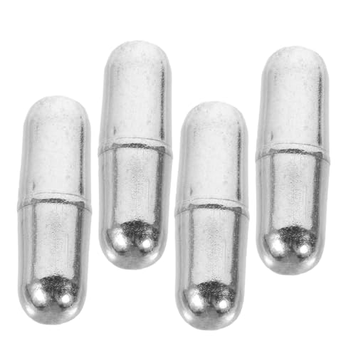 CRILSTYLEO 4 Stück Teiliges Magnetisches Rührstab Edelstahl Automatischer Magnetrührer für Gleichmäßiges Mischen von Getränken und Flüssigkeiten Robust und Hitzebeständig für von CRILSTYLEO