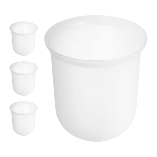 CRILSTYLEO Toilettenbürstenbecher Aus Abs-Kunststoff 4-teilig Basisschüssel Bürstenhalter Ästhetisch Für Häuser CRILSTYLEO Toilettenbürstenbecher Aus Abs-Kunststoff 4-teilig Basisschüssel Bürstenhalter Ästhetisch Für Häuser von CRILSTYLEO