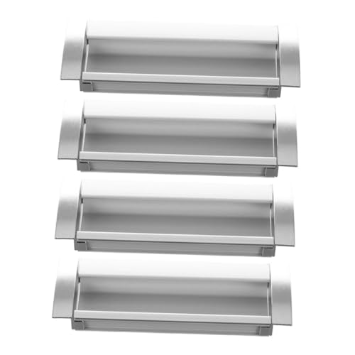 CRILSTYLEO 4 Stück Versteckte Türgriffe Versenkte Türpulls für Schiebetüren Ergonomisches Design Einfache Montage Langlebig und Kratzfest für Schlafzimmer und Büro CRILSTYLEO 4 Stück Versteckte Türgriffe Versenkte Türpulls für Schiebetüren Ergonomisches Design Einfache Montage Langlebig und Kratzfest für Schlafzimmer und Büro von CRILSTYLEO